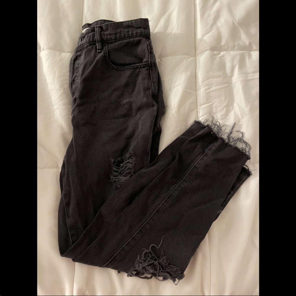 Black straight leg pacsun jeans size 26